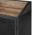 Meuble bar en maille industrielle Middlebrook Pierpont