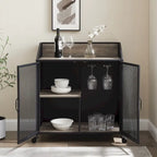 Meuble bar en maille industrielle Middlebrook Pierpont