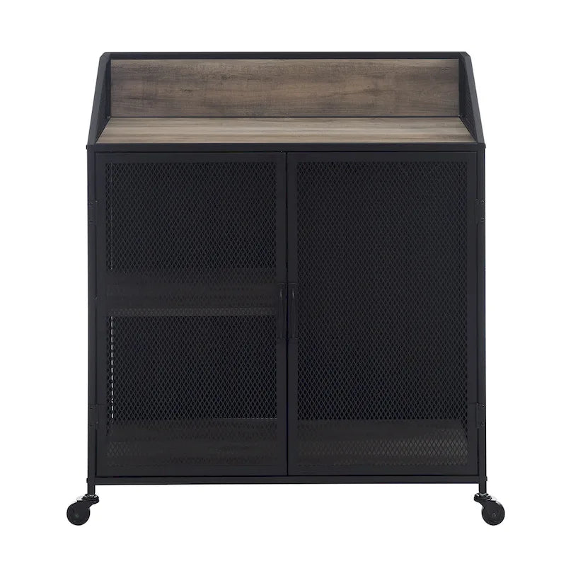 Meuble bar en maille industrielle Middlebrook Pierpont