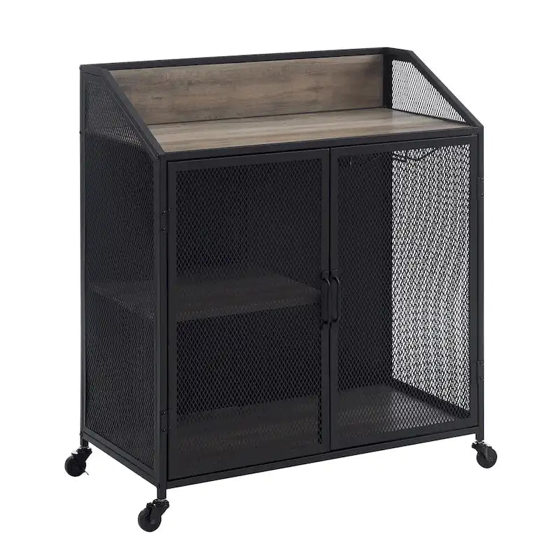 Meuble bar en maille industrielle Middlebrook Pierpont