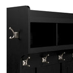 Porte-manteau mural avec étagère | 5 coloris | Style transitionnel | Simple