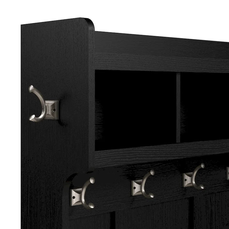 Porte-manteau mural avec étagère | 5 coloris | Style transitionnel | Simple