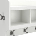 Porte-manteau mural avec étagère | 5 coloris | Style transitionnel | Simple