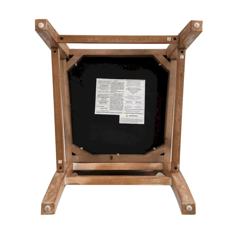 Tabouret de comptoir sans bras, assise et dossier rembourrés, bois + beige / gris + beige / noir + gris, ensemble de 2