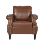 Ensemble de 3 fauteuils club et canapé en similicuir Dowd par Christopher Knight Home