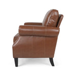 Ensemble de 3 fauteuils club et canapé en similicuir Dowd par Christopher Knight Home