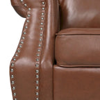 Ensemble de 3 fauteuils club et canapé en similicuir Dowd par Christopher Knight Home