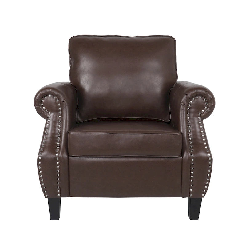 Ensemble de 3 fauteuils club et canapé en similicuir Dowd par Christopher Knight Home