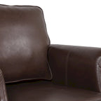 Ensemble de 3 fauteuils club et canapé en similicuir Dowd par Christopher Knight Home