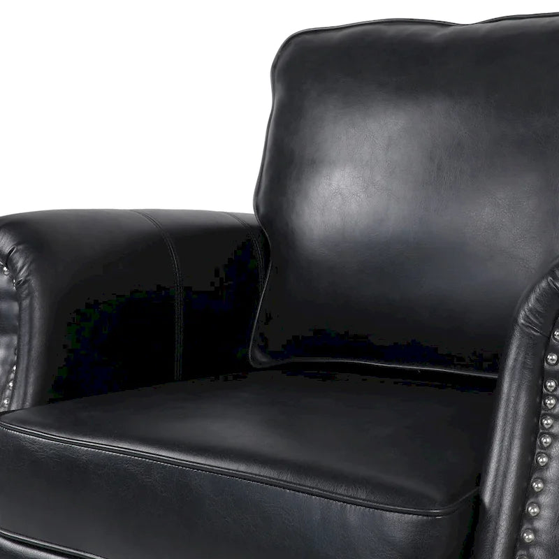 Ensemble de 3 fauteuils club et canapé en similicuir Dowd par Christopher Knight Home