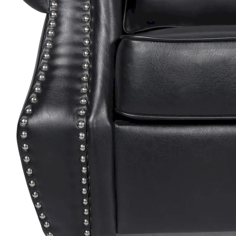 Ensemble de 3 fauteuils club et canapé en similicuir Dowd par Christopher Knight Home