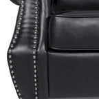 Ensemble de 3 fauteuils club et canapé en similicuir Dowd par Christopher Knight Home
