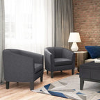 Fauteuil Club, Style Contemporain, Assise Unique – Marron / Noir / Rouge / Gris / Bleu