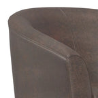 Fauteuil Club, Style Contemporain, Assise Unique – Marron / Noir / Rouge / Gris / Bleu