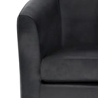 Fauteuil Club, Style Contemporain, Assise Unique – Marron / Noir / Rouge / Gris / Bleu