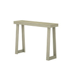 Table console style classique Blanc / Noyer US – 46 po