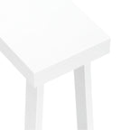Table console style classique Blanc / Noyer US – 46 po