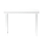 Table console style classique Blanc / Noyer US – 46 po