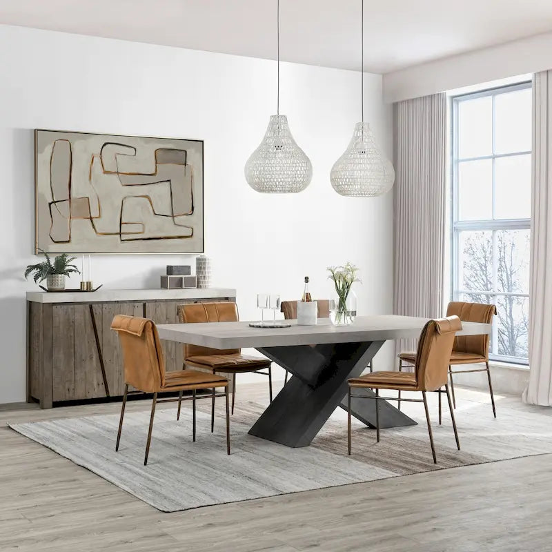 Table de salle à manger Durant 84 de Classic Home - 84 l x 43 P x 30 H