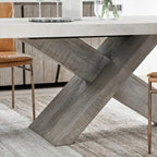 Table de salle à manger Durant 84 de Classic Home - 84 l x 43 P x 30 H