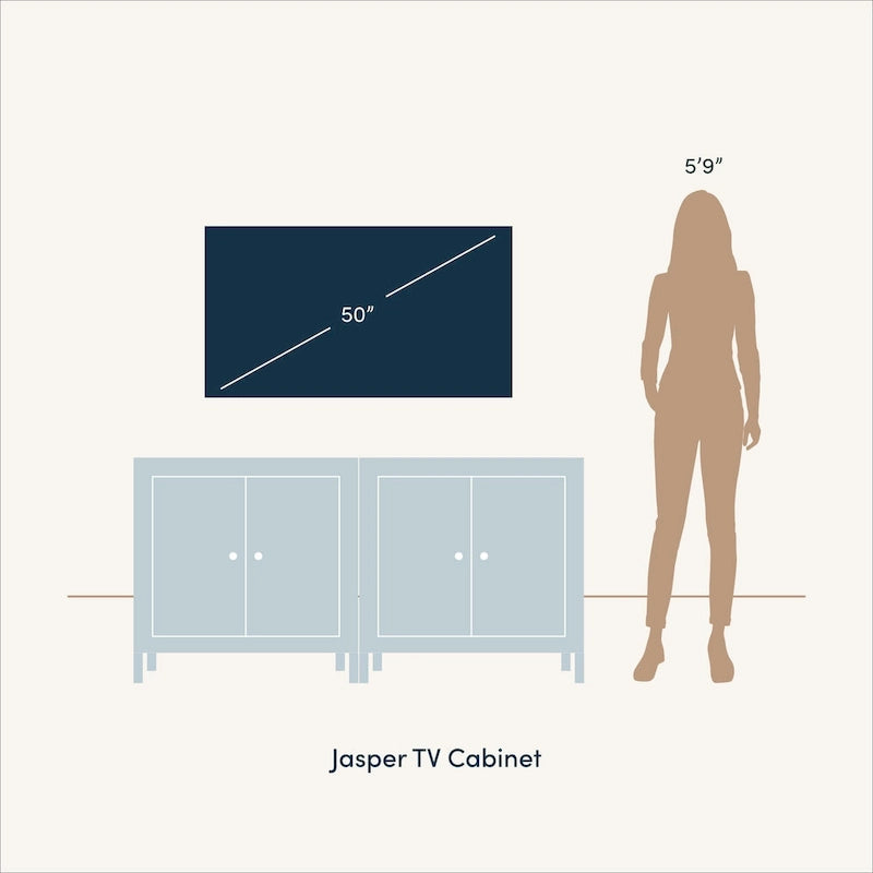 Bahut moderne Jasper, buffet de cuisine avec portes cannelées