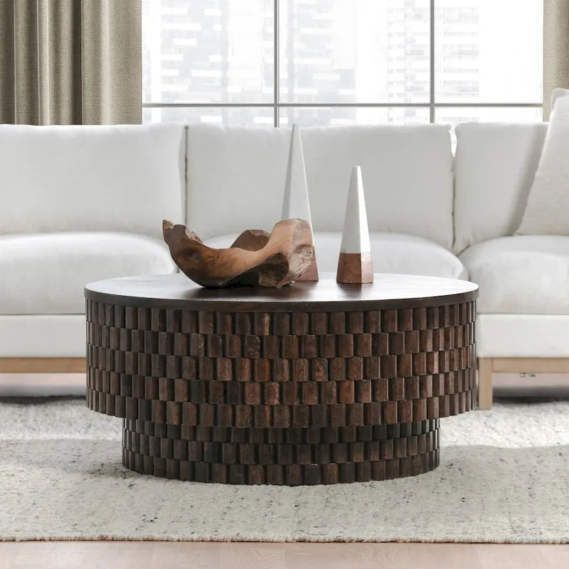 Table basse ronde Classic Home Norwood 40