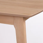 Ensemble de salle à manger 7 pièces pour 6 personnes – Chaises rembourrées, pieds en bois, plusieurs couleurs