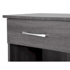 Table de chevet à 1 tiroir, Marron/Cerise/Marron foncé/Havane/Gris/Noir, Simple