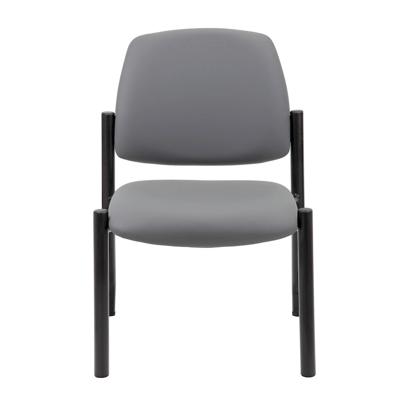 Chaise dossier mi-hauteur Noir / Beige / Gris – Sans accoudoirs et accoudoirs fixes, 136-227 kg