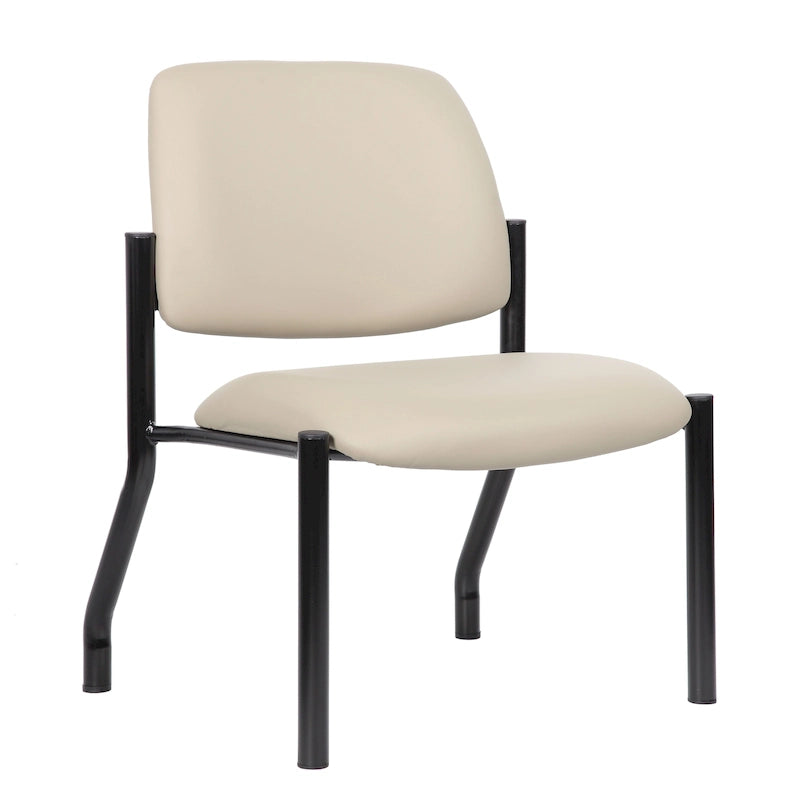 Chaise dossier mi-hauteur Noir / Beige / Gris – Sans accoudoirs et accoudoirs fixes, 136-227 kg