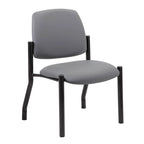Chaise dossier mi-hauteur Noir / Beige / Gris – Sans accoudoirs et accoudoirs fixes, 136-227 kg