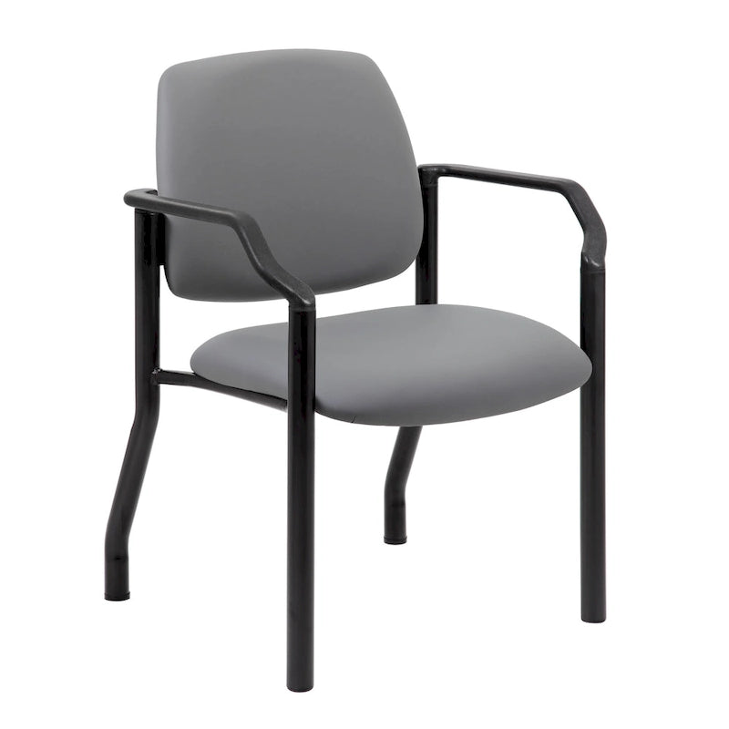 Chaise dossier mi-hauteur Noir / Beige / Gris – Sans accoudoirs et accoudoirs fixes, 136-227 kg