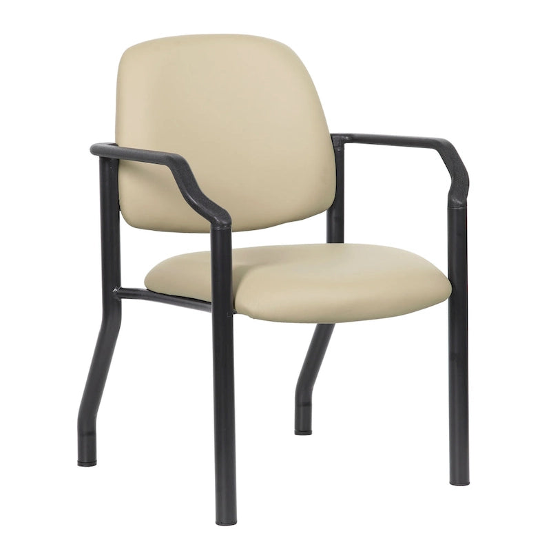 Chaise dossier mi-hauteur Noir / Beige / Gris – Sans accoudoirs et accoudoirs fixes, 136-227 kg