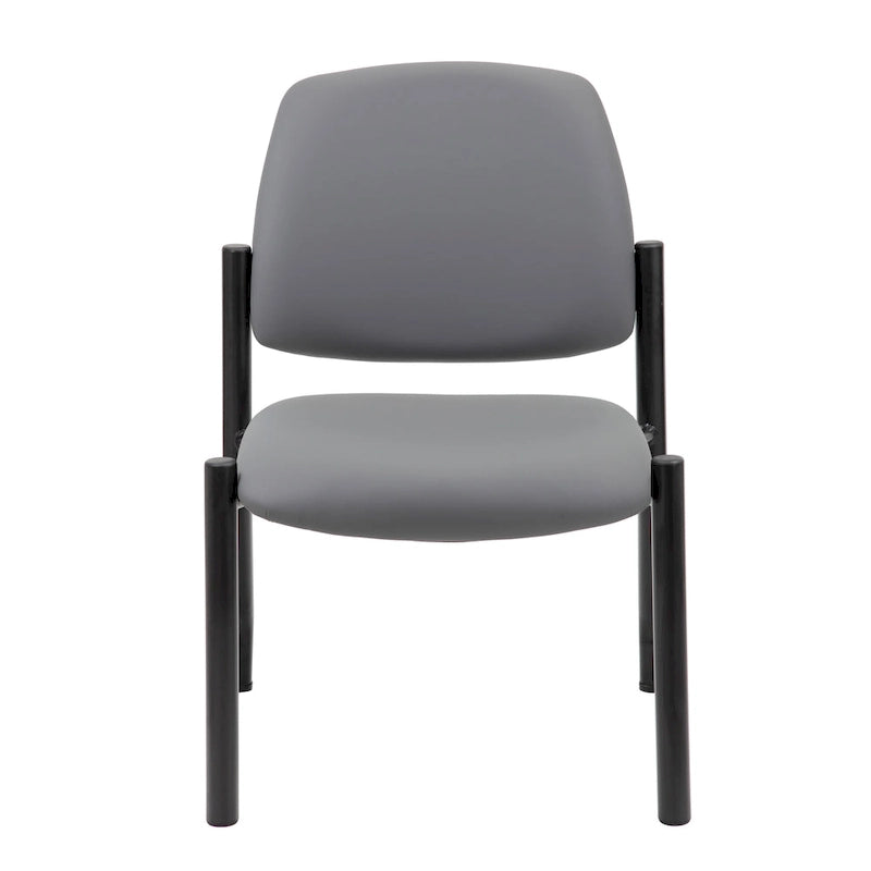 Chaise dossier mi-hauteur Noir / Beige / Gris – Sans accoudoirs et accoudoirs fixes, 136-227 kg
