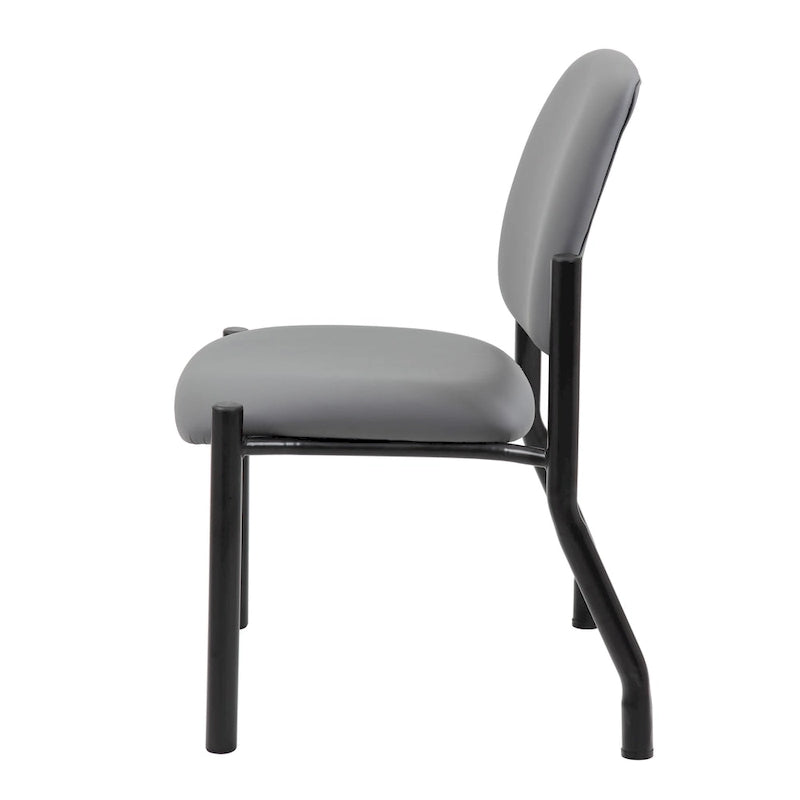 Chaise dossier mi-hauteur Noir / Beige / Gris – Sans accoudoirs et accoudoirs fixes, 136-227 kg