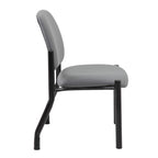 Chaise dossier mi-hauteur Noir / Beige / Gris – Sans accoudoirs et accoudoirs fixes, 136-227 kg