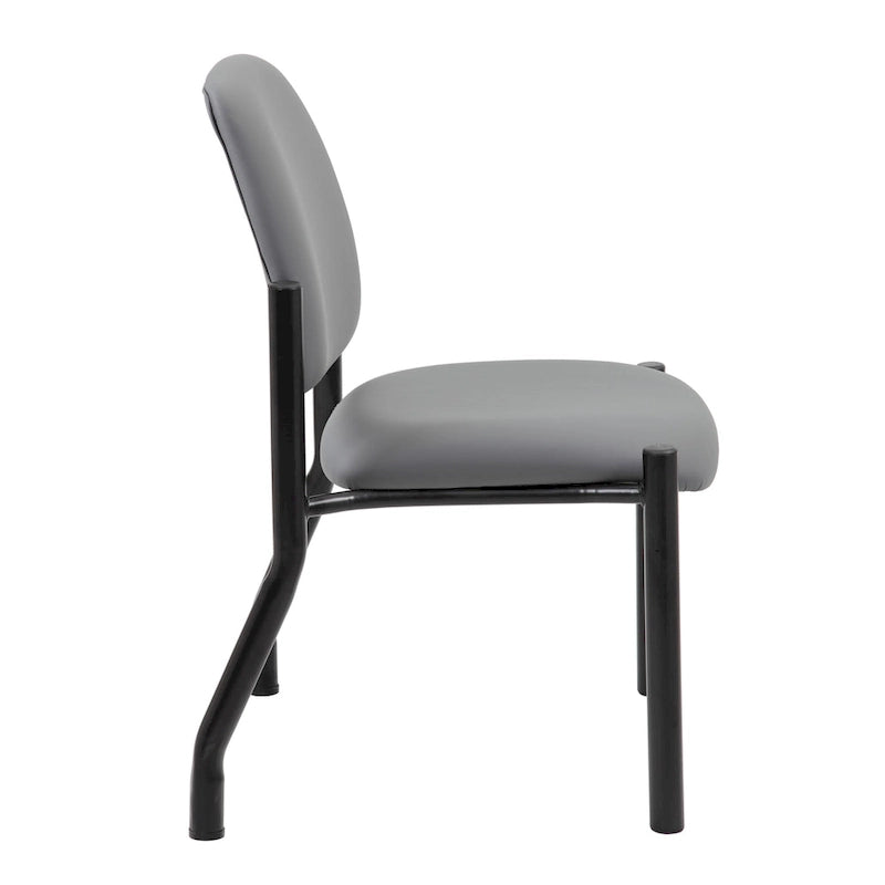 Chaise dossier mi-hauteur Noir / Beige / Gris – Sans accoudoirs et accoudoirs fixes, 136-227 kg