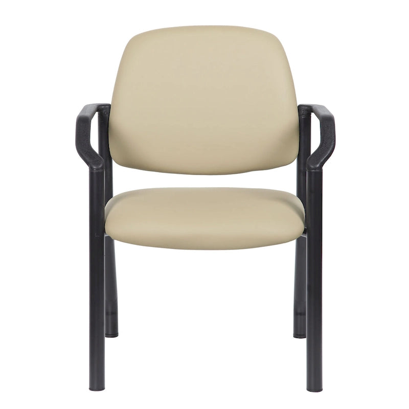 Chaise dossier mi-hauteur Noir / Beige / Gris – Sans accoudoirs et accoudoirs fixes, 136-227 kg