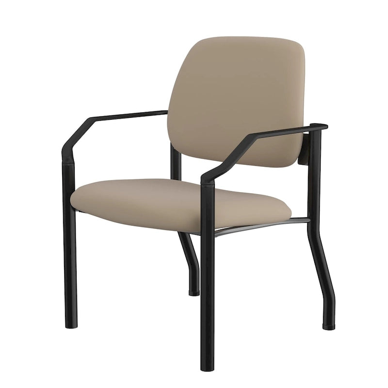 Chaise dossier mi-hauteur Noir / Beige / Gris – Sans accoudoirs et accoudoirs fixes, 136-227 kg