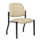 Chaise dossier mi-hauteur Noir / Beige / Gris – Sans accoudoirs et accoudoirs fixes, 136-227 kg