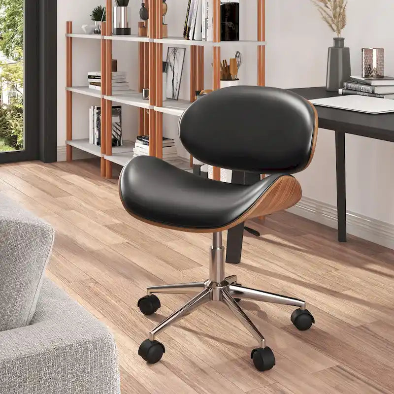 Corvus Madonna Mid-century Modern Adjustable Curved Office Chair