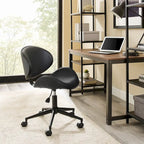 Noir / Gris / Beige, Chaise de bureau réglable de style moderne du milieu du siècle, Simple