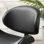Noir / Gris / Beige, Chaise de bureau réglable de style moderne du milieu du siècle, Simple