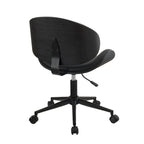 Noir / Gris / Beige, Chaise de bureau réglable de style moderne du milieu du siècle, Simple