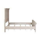 Lit panneau King Heartland Blanc antique