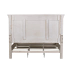 Lit panneau King Heartland Blanc antique