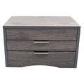 Distressed Grey Wood Jewelry Box
