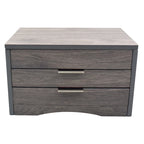 Distressed Grey Wood Jewelry Box