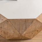 38 Table basse tridimensionnelle estampée de style rétro américain