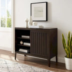 Meuble console de rangement pour disques Crosley Asher